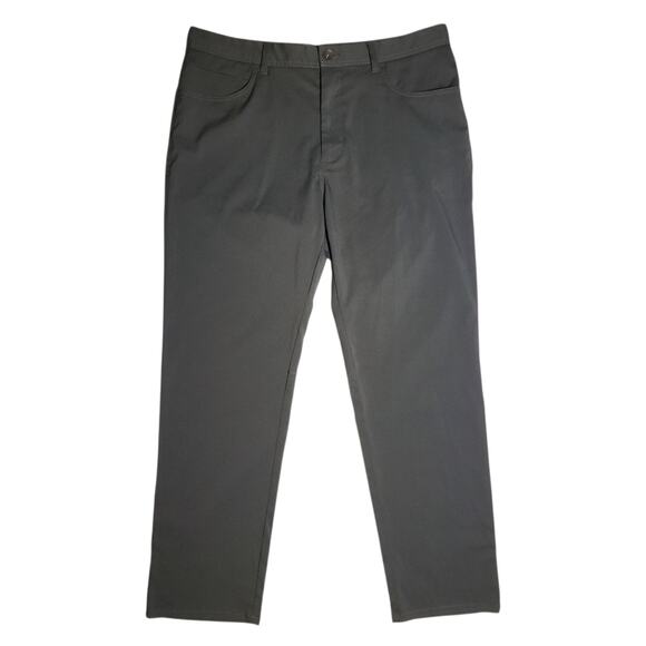 Tommy Bahama Pants Mens 38 x 30 Gray On Par Island Zone Flat Front Straight Leg - Picture 1 of 9